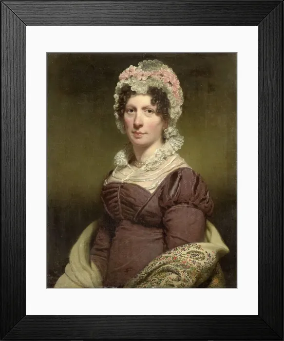 Framed Print : Portrait of a Woman, c.1812-c.1813. Creator: Charles Howard Hodges Framed Print : Portrait of a Woman, c.1812-c.1813. Creator: Charles Howard Hodges