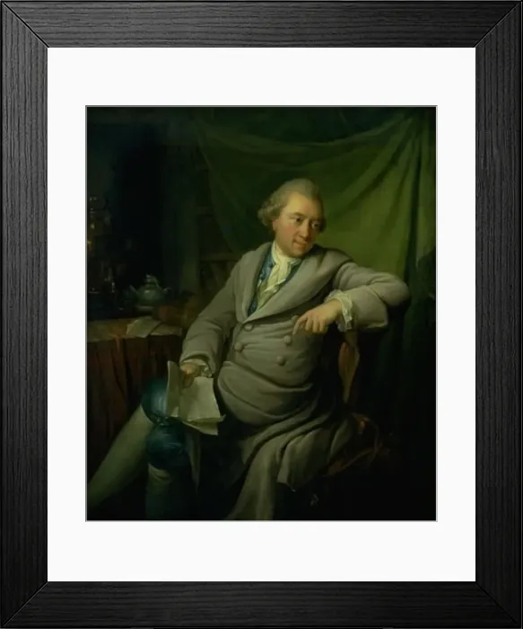 Framed Print : Postmaster and Council of Justice, Johan Georg Pauli, 1770. Creator: Jens Juel Framed Print : Postmaster and Council of Justice, Johan Georg Pauli, 1770. Creator: Jens Juel