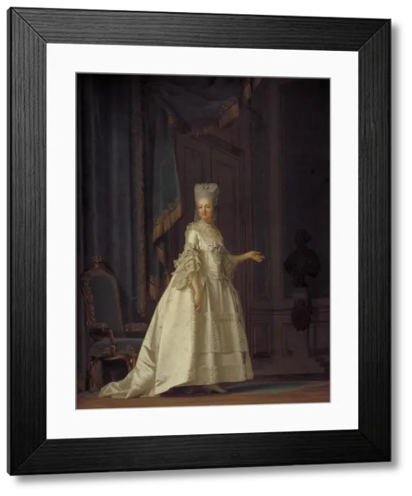 Framed Print : The Dowager Queen Juliane Marie of Denmark, 1778. Creator: Vigilius Erichsen Framed Print : The Dowager Queen Juliane Marie of Denmark, 1778. Creator: Vigilius Erichsen