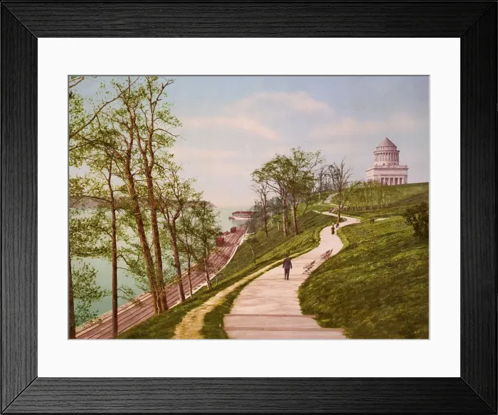 Framed Print : Riverside Park and Grant's Tomb, New York, c1901. Creator: Unknown Framed Print : Riverside Park and Grant's Tomb, New York, c1901. Creator: Unknown