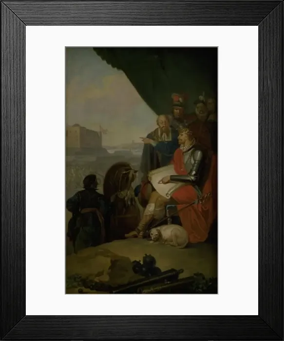 Framed Print : Frederik II Builds Kronborg Castle at Elsinore, 1781. Creator: Nicolai Abraham Abildgaard Framed Print : Frederik II Builds Kronborg Castle at Elsinore, 1781. Creator: Nicolai Abraham Abildgaard