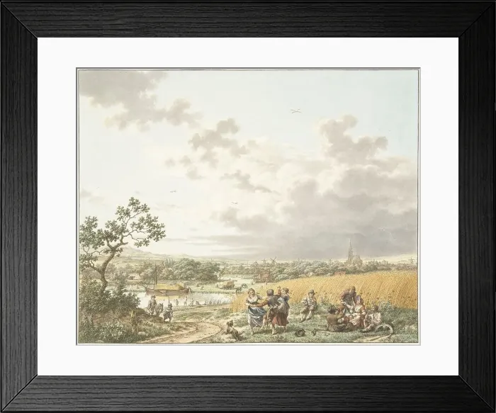 Framed Print : Summer, afternoon and sky; the four seasons, times of day and elements, 1797. Creator: Jacob Cats Framed Print : Summer, afternoon and sky; the four seasons, times of day and elements, 1797. Creator: Jacob Cats