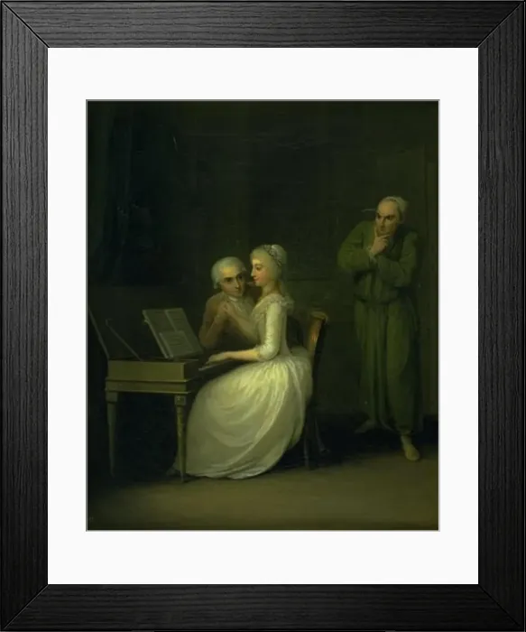 Framed Print : The surprise, 1785. Creator: Erik Pauelsen Framed Print : The surprise, 1785. Creator: Erik Pauelsen