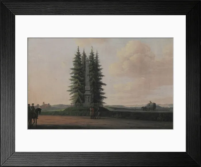 Framed Print : The Obelisk erected in Honour of the Statesman J.H.E. Bernstorff in Gentofte, North of... 1788. Creator: Erik Pauelsen Framed Print : The Obelisk erected in Honour of the Statesman J.H.E. Bernstorff in Gentofte, North of... 1788. Creator: Erik Pauelsen