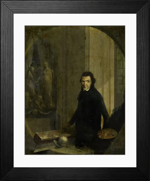Framed Print : Self Portrait, 1800-1818. Creator: Christoffel Frederik Franck Framed Print : Self Portrait, 1800-1818. Creator: Christoffel Frederik Franck