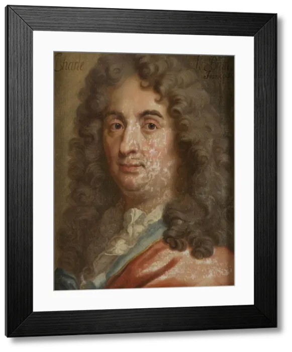 Framed Print : Charles Le Brun, 1619-1690, c17th century. Creator: Anon Framed Print : Charles Le Brun, 1619-1690, c17th century. Creator: Anon