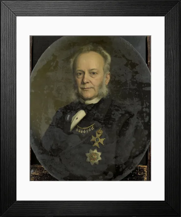 Framed Print : Pieter Mijer (1812-81). Governor-General of the Dutch East Indies, 1876. Creator: Jan Hendrik Neuman Framed Print : Pieter Mijer (1812-81). Governor-General of the Dutch East Indies, 1876. Creator: Jan Hendrik Neuman