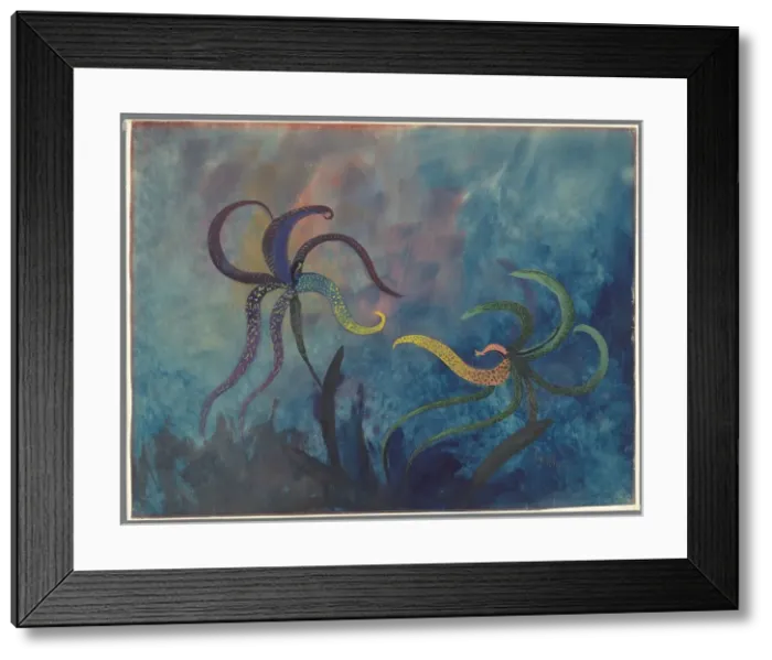 Framed Print : Fighting Orchids, 1917. Creator: Adrianus Johannes Jacobus de Winter Framed Print : Fighting Orchids, 1917. Creator: Adrianus Johannes Jacobus de Winter