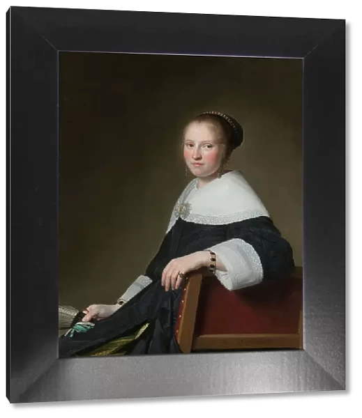 Portrait of Maria van Strijp, 1652. Creator: Jan Verspronck