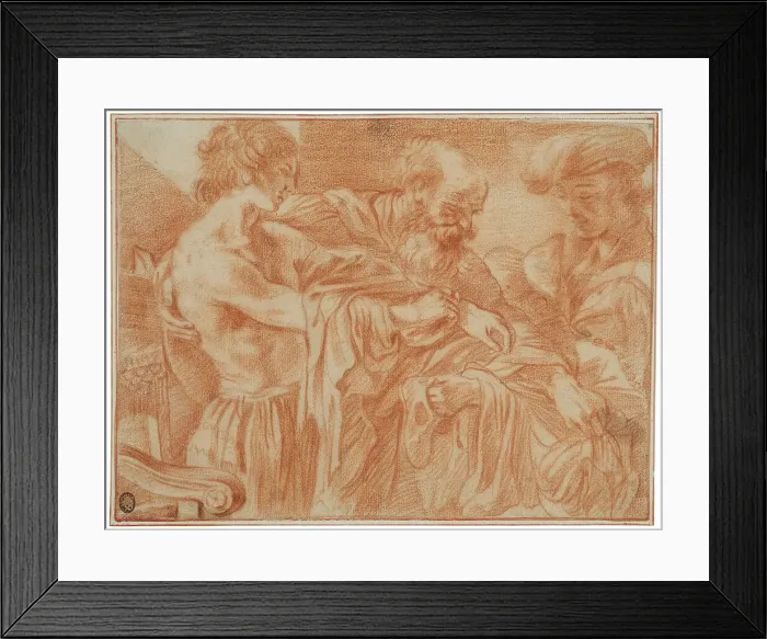 Framed Print : The return of the prodigal son, unknown date. Creator: Anon Framed Print : The return of the prodigal son, unknown date. Creator: Anon