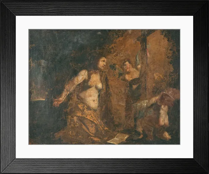 Framed Print : Saint Mary Magdalene, c16th century. Creator: Anon Framed Print : Saint Mary Magdalene, c16th century. Creator: Anon