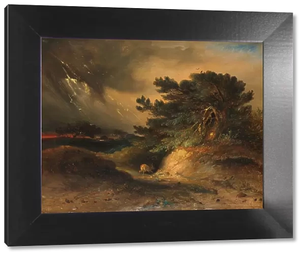 The Thunderstorm, 1843. Creator: Johannes Tavenraat