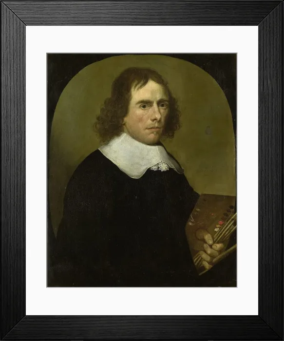 Framed Print : Self-Portrait, 1652. Creator: Cornelis de Beet Framed Print : Self-Portrait, 1652. Creator: Cornelis de Beet