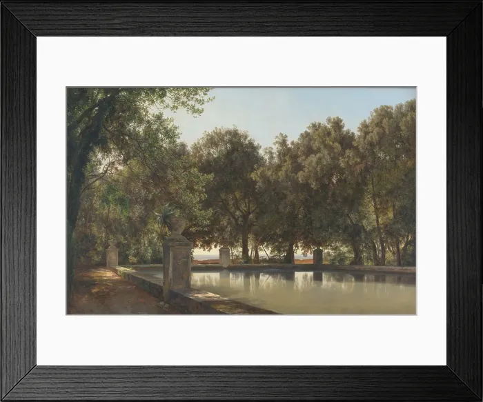 Framed Print : The Gardens of the Villa d'Este, Tivoli, 1899. Creator: Janus Andreas Bartholin la Cour Framed Print : The Gardens of the Villa d'Este, Tivoli, 1899. Creator: Janus Andreas Bartholin la Cour