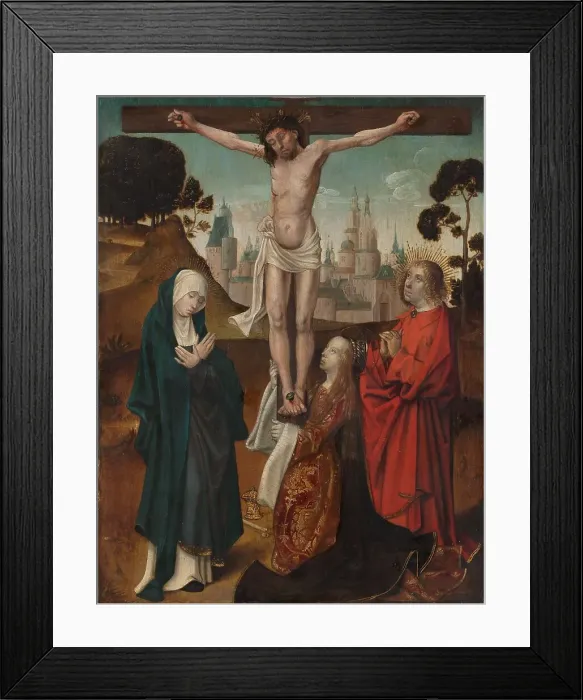 Framed Print : Crucifixion, c.1510-c.1520. Creator: Cornelis Engebrechtsz (circle of)