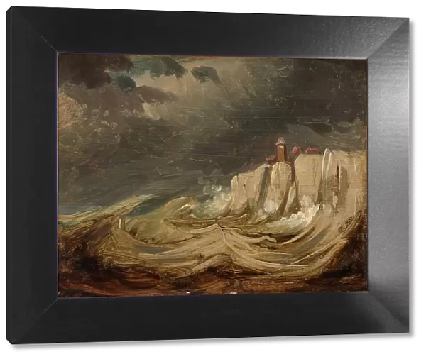 Storms on the Coast, 1830-1860. Creator: Johannes Tavenraat