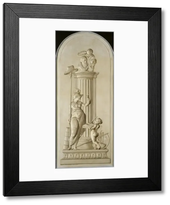 Framed Print : Allegory of Freedom, 1790. Creator: Johannes van Dregt Framed Print : Allegory of Freedom, 1790. Creator: Johannes van Dregt