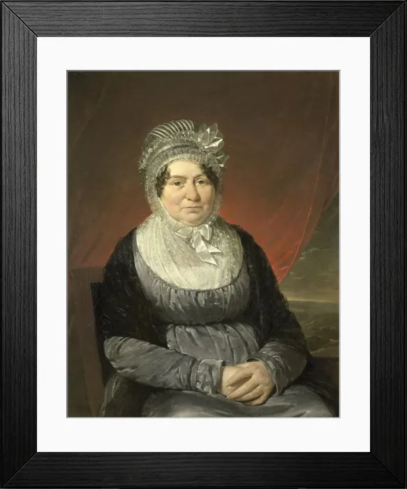 Framed Print : Mrs Brak-Haskenhoff, 1818. Creator: Cornelis Kruseman Framed Print : Mrs Brak-Haskenhoff, 1818. Creator: Cornelis Kruseman
