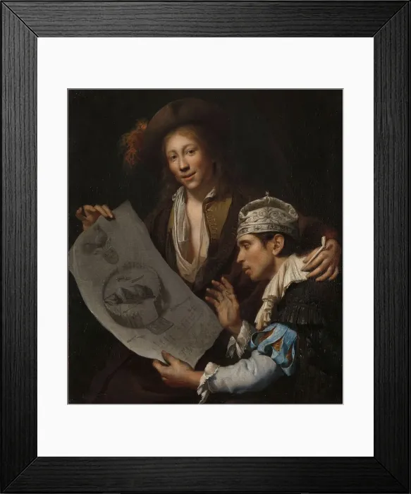 Framed Print : Allegory on the French Invasion of 1672, 1672. Creator: Johannes van Wijckersloot Framed Print : Allegory on the French Invasion of 1672, 1672. Creator: Johannes van Wijckersloot