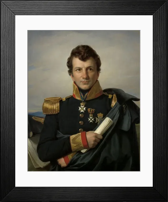 Framed Print : Johannes van den Bosch (1780-1844), Governor-General of the Dutch East Indies, Colonial Minister, 18 Creator: Cornelis Kruseman Framed Print : Johannes van den Bosch (1780-1844), Governor-General of the Dutch East Indies, Colonial Minister, 18 Creator: Cornelis Kruseman