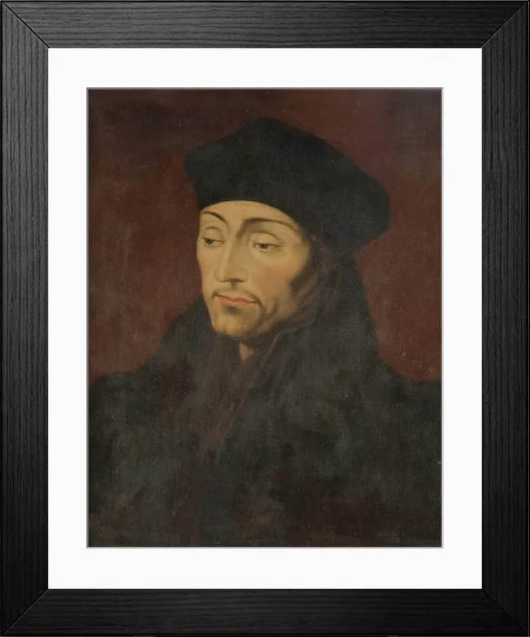 Framed Print : Erasmus Desiderius Rotterdam, ca. 1467-1536, c15th century. Creator: Anon Framed Print : Erasmus Desiderius Rotterdam, ca. 1467-1536, c15th century. Creator: Anon