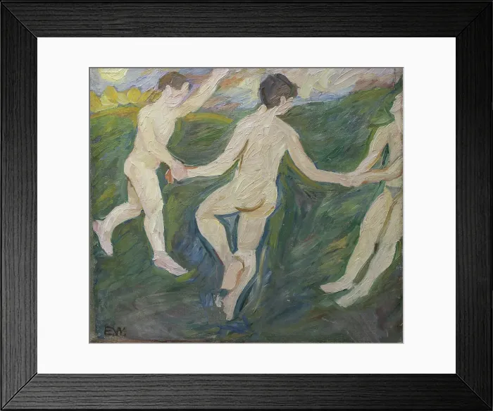 Framed Print : The Joy of Life, 1908-1915. Creator: Edvard Weie Framed Print : The Joy of Life, 1908-1915. Creator: Edvard Weie