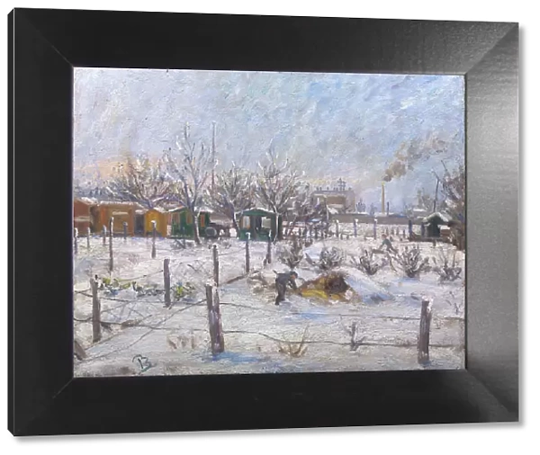 Winter at Norrebro, 1912-1913. Creator: Peter Rostrup Boyesen