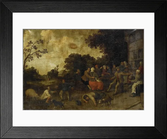 Framed Print : The Prodigal Son, 1600-1699. Creator: Joost Cornelisz Droochsloot (manner of) Framed Print : The Prodigal Son, 1600-1699. Creator: Joost Cornelisz Droochsloot (manner of)