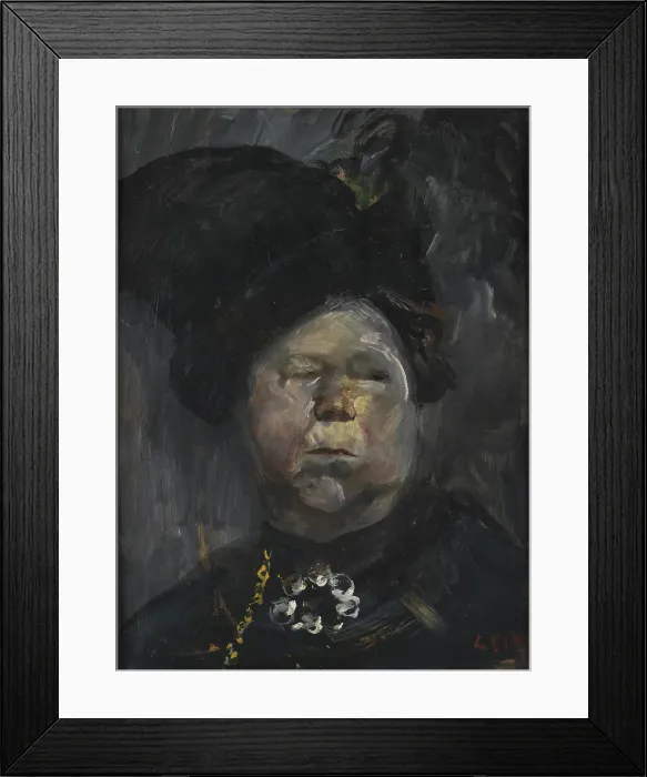Framed Print : Mrs Blom, 1913-1914. Creator: Christian Krohg Framed Print : Mrs Blom, 1913-1914. Creator: Christian Krohg