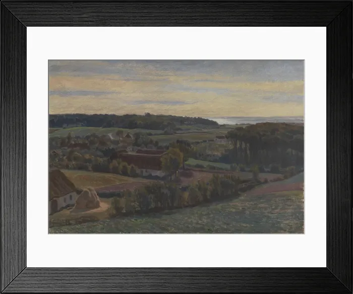 Framed Print : Autumn Landscape, 1916-1920. Creator: Peter Hansen Framed Print : Autumn Landscape, 1916-1920. Creator: Peter Hansen
