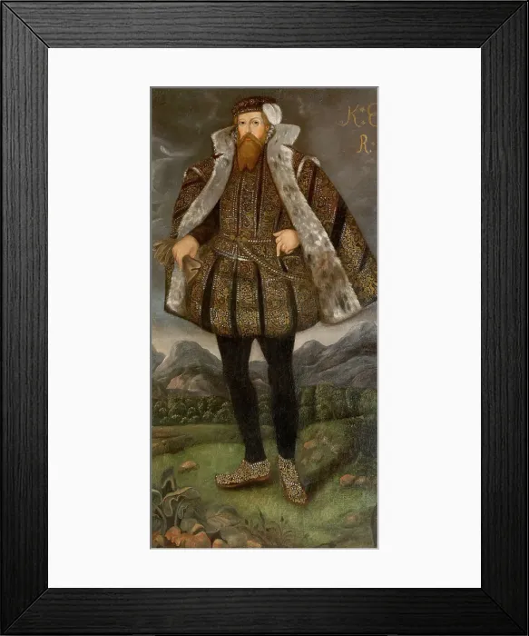 Framed Print : Erik XIV, 1533-1577 King of Sweden, c16th century. Creator: Anon Framed Print : Erik XIV, 1533-1577 King of Sweden, c16th century. Creator: Anon