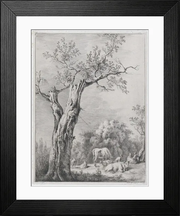 Framed Print : Spring, after a Drawing Made at Saint-Chamond, 1795. Creator: Jean-Jacques de Boissieu Framed Print : Spring, after a Drawing Made at Saint-Chamond, 1795. Creator: Jean-Jacques de Boissieu