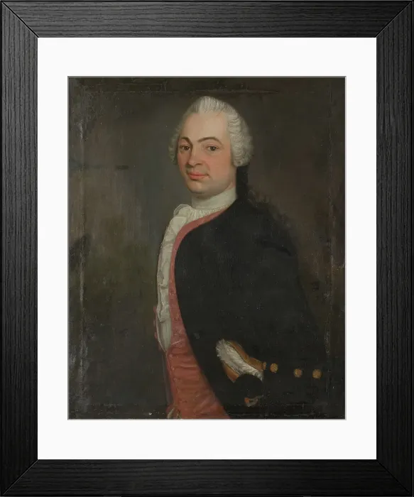 Framed Print : Esbjörn Kristian Reuterholm, 1710-1773, c18th century. Creator: Anon Framed Print : Esbjörn Kristian Reuterholm, 1710-1773, c18th century. Creator: Anon