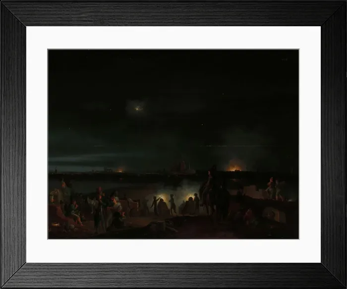 Framed Print : The Shelling of s-Hertogenbosch by the French, 1800. Creator: Josephus Augustus Knip Framed Print : The Shelling of s-Hertogenbosch by the French, 1800. Creator: Josephus Augustus Knip