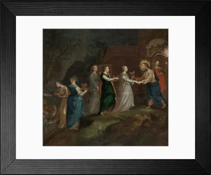 Framed Print : Five wise virgins, unknown date. Creator: Anon Framed Print : Five wise virgins, unknown date. Creator: Anon