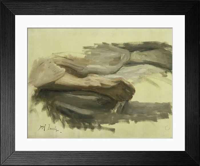 Framed Print : Saul's Legs, 1899. Creator: Jozef Israels Framed Print : Saul's Legs, 1899. Creator: Jozef Israels