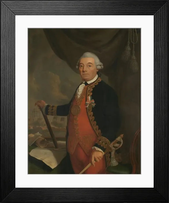 Framed Print : Portrait of Johan Arnold Zoutman, 1801. Creator: Cornelis van Cuylenburg Framed Print : Portrait of Johan Arnold Zoutman, 1801. Creator: Cornelis van Cuylenburg