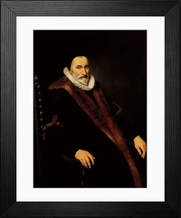Framed Print : Portrait of Cornelis Pietersz Hooft (1546-1626), 1622. Creator: Cornelis Pietersz. van der Voort Framed Print : Portrait of Cornelis Pietersz Hooft (1546-1626), 1622. Creator: Cornelis Pietersz. van der Voort
