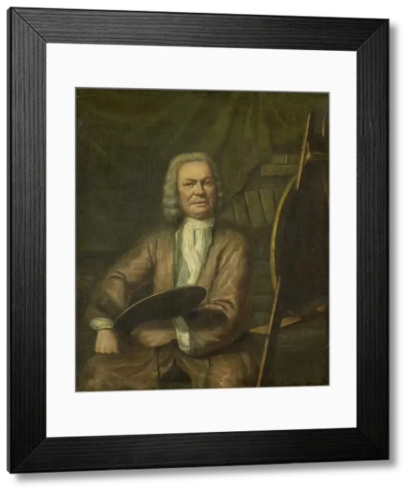 Framed Print : Portrait of Jan Maurits Quinkhard, Painter, 1771. Creator: Cornelis Wever Framed Print : Portrait of Jan Maurits Quinkhard, Painter, 1771. Creator: Cornelis Wever