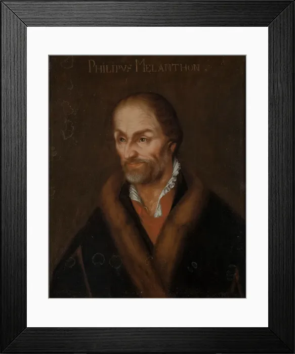 Framed Print : Philip Melanchthon, 1497-1560. Creators: Anon, Unknown Framed Print : Philip Melanchthon, 1497-1560. Creators: Anon, Unknown