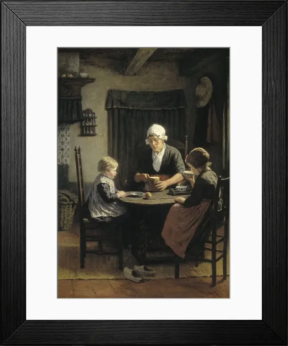 Framed Print : At Grandmother's, 1883. Creator: David Adolf Constant Artz Framed Print : At Grandmother's, 1883. Creator: David Adolf Constant Artz