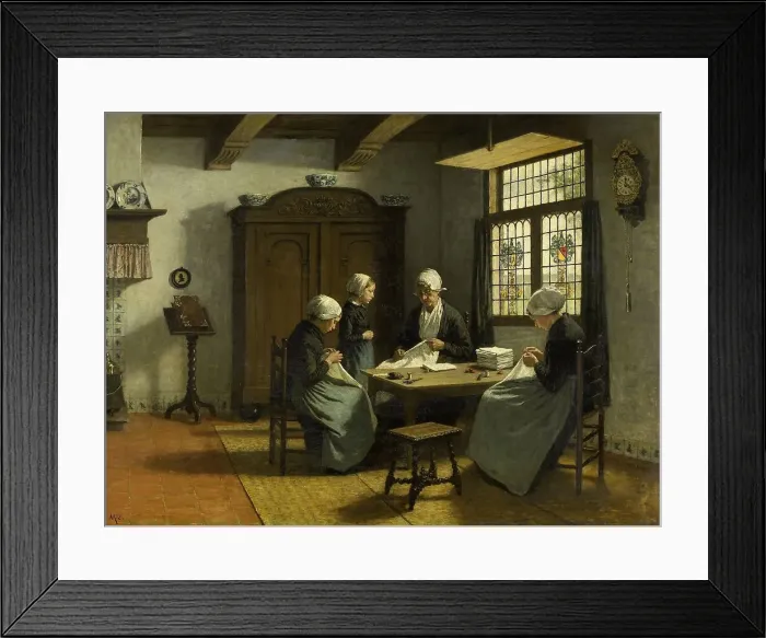 Framed Print : In the Orphanage at Katwijk-Binnen, c.1870-c.1890. Creator: David Adolf Constant Artz Framed Print : In the Orphanage at Katwijk-Binnen, c.1870-c.1890. Creator: David Adolf Constant Artz