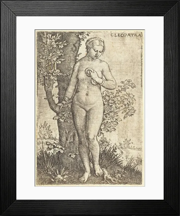 Framed Print : Cleopatra, 1524. Creator: Barthel Beham Framed Print : Cleopatra, 1524. Creator: Barthel Beham