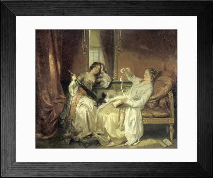 Framed Print : The Conversation, c.1850-c.1899. Creator: David Joseph Bles Framed Print : The Conversation, c.1850-c.1899. Creator: David Joseph Bles