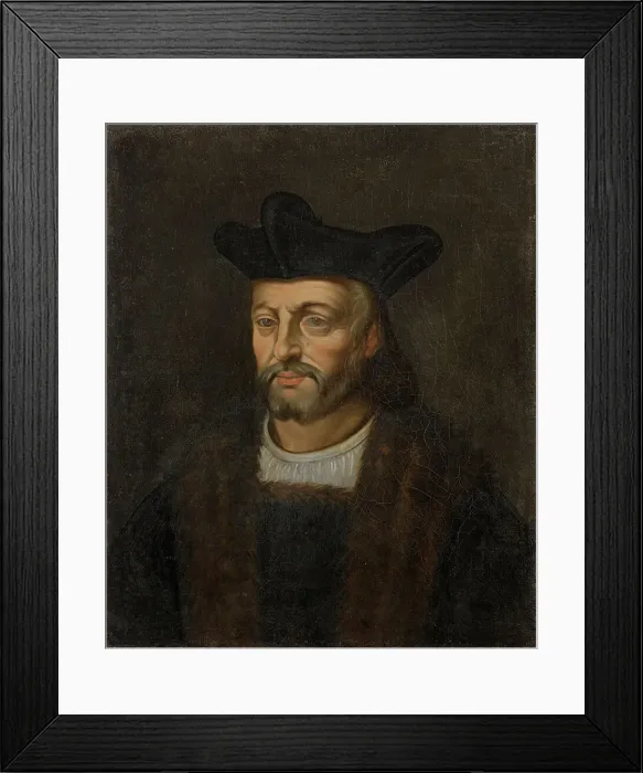 Framed Print : François Rabelais, about 1494-1553, c16th century. Creator: Anon