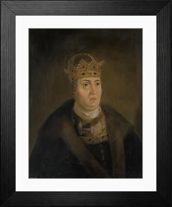 Framed Print : Frederick I, 1471-1533, King of Denmark and Norway, c16th century. Creator: Anon Framed Print : Frederick I, 1471-1533, King of Denmark and Norway, c16th century. Creator: Anon