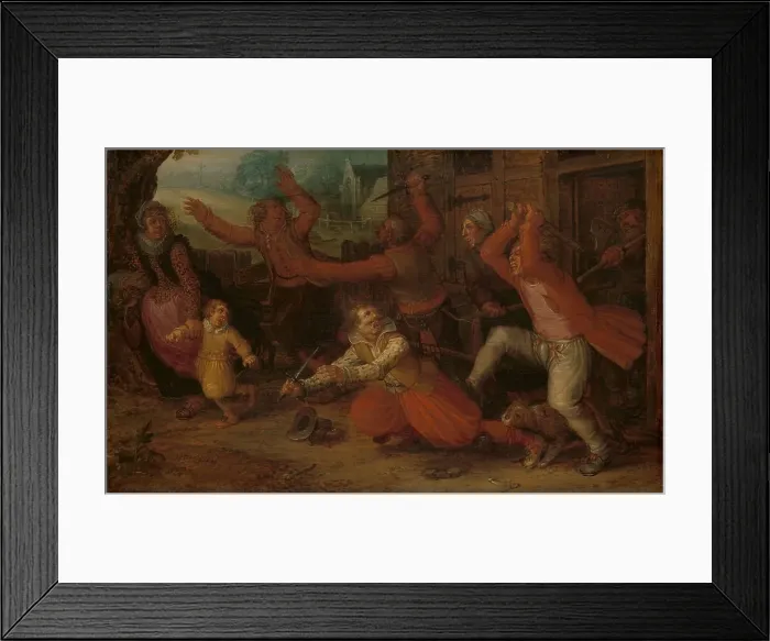Framed Print : The Peasant's Pleasure, after c.1619. Creator: Unknown