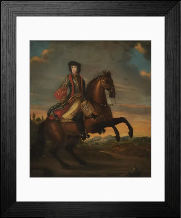 Framed Print : Frederick IV, 1671-1730, Duke of Holstein-Gottorp, 1689. Creator: Anon Framed Print : Frederick IV, 1671-1730, Duke of Holstein-Gottorp, 1689. Creator: Anon