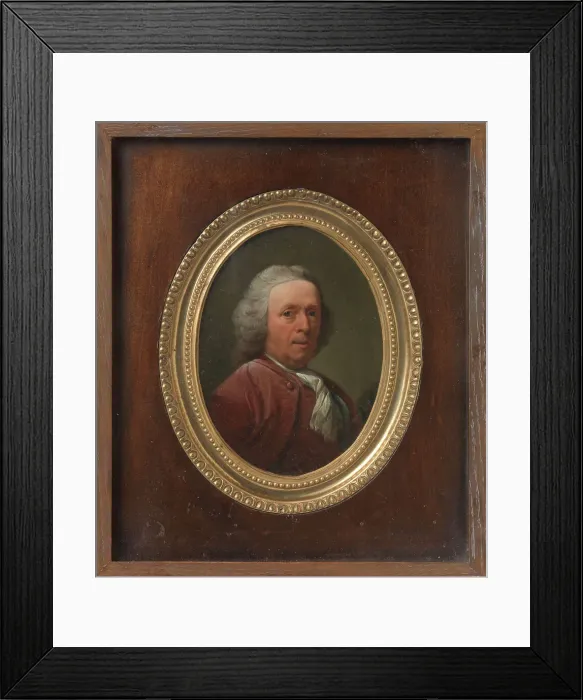 Framed Print : Self-Portrait, 1750-1798. Creator: Dionys van Nijmegen Framed Print : Self-Portrait, 1750-1798. Creator: Dionys van Nijmegen