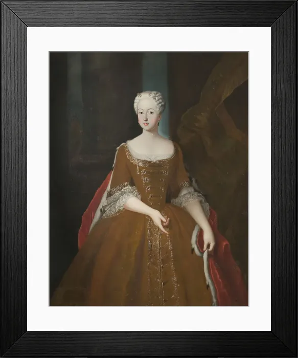 Framed Print : Fredrika Lovisa, Princess of Prussia, 1725-1730. Creator: Unknown